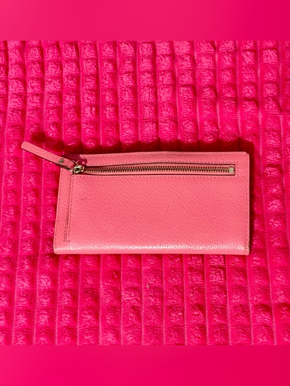 kate spade pink leather wallet - Picture 2 of 3